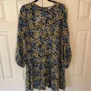 H&M Floral Knee Length Dress